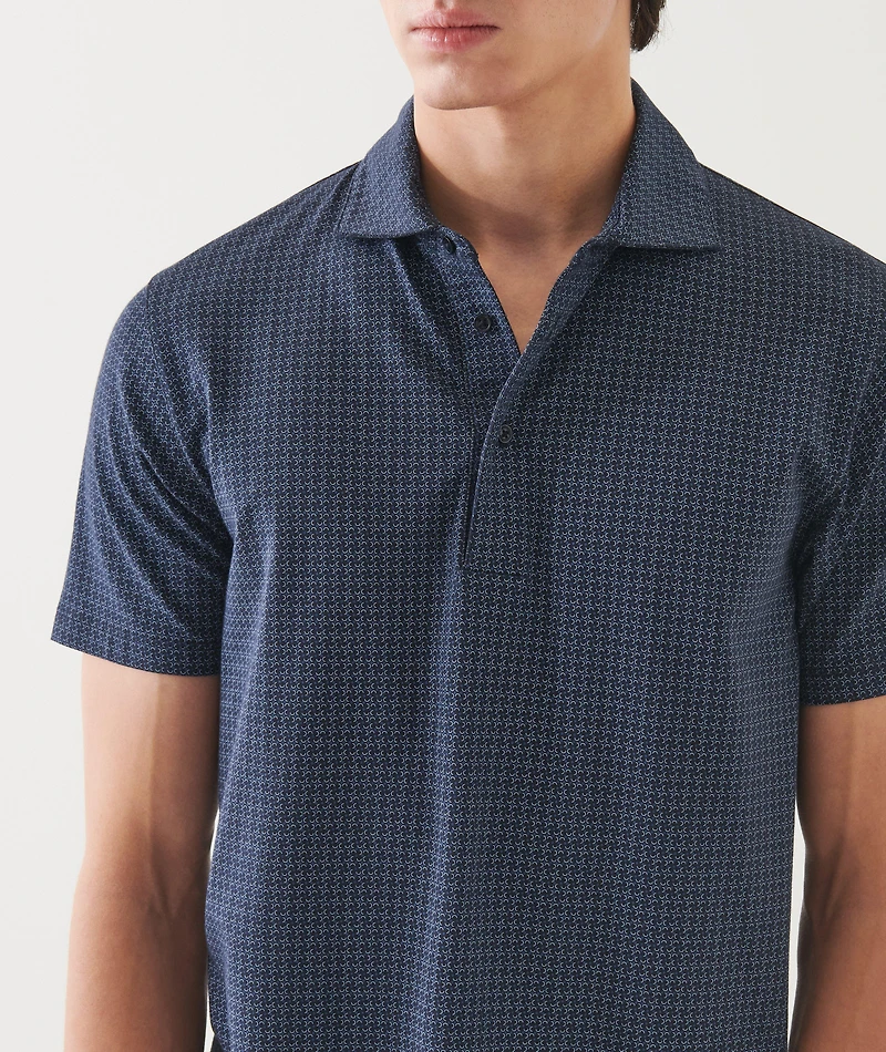 Stretch-Pima Cotton Neat Polo