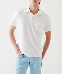 Pima Terry Cotton Open Polo