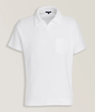 Pima Terry Cotton Open Polo