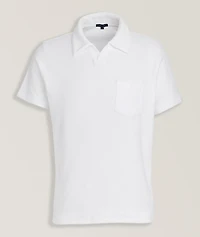 Pima Terry Cotton Open Polo