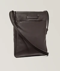 SECONDSKIN Slim Leather Crossbody Bag