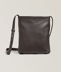 SECONDSKIN Slim Leather Crossbody Bag