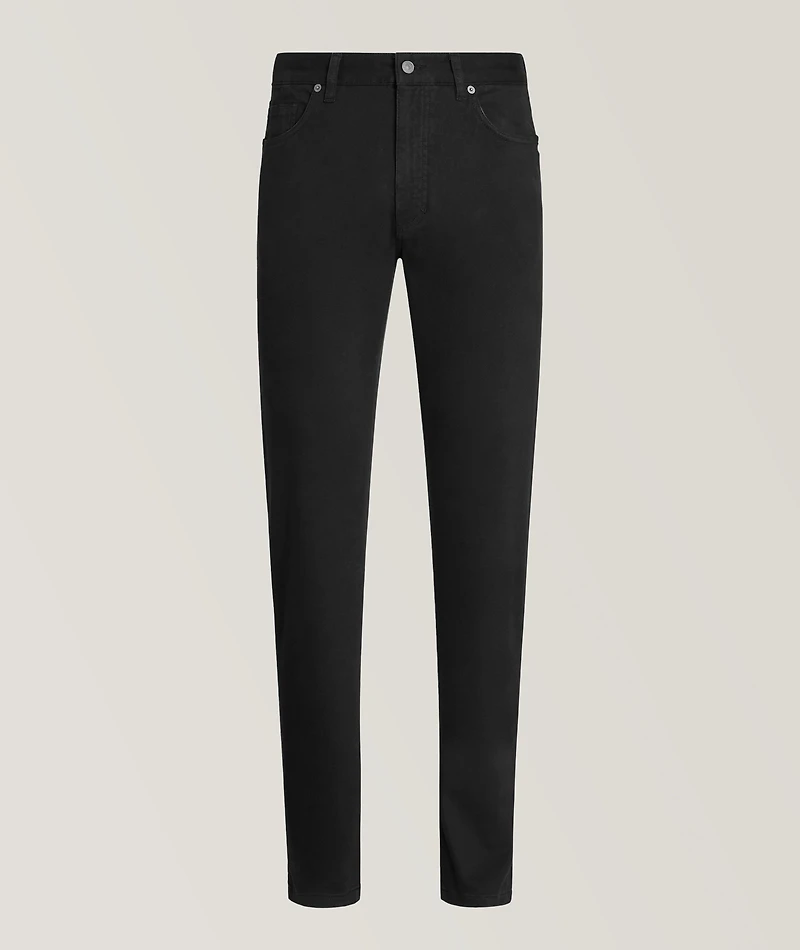 City Stretch-Cotton Gabardine Jeans