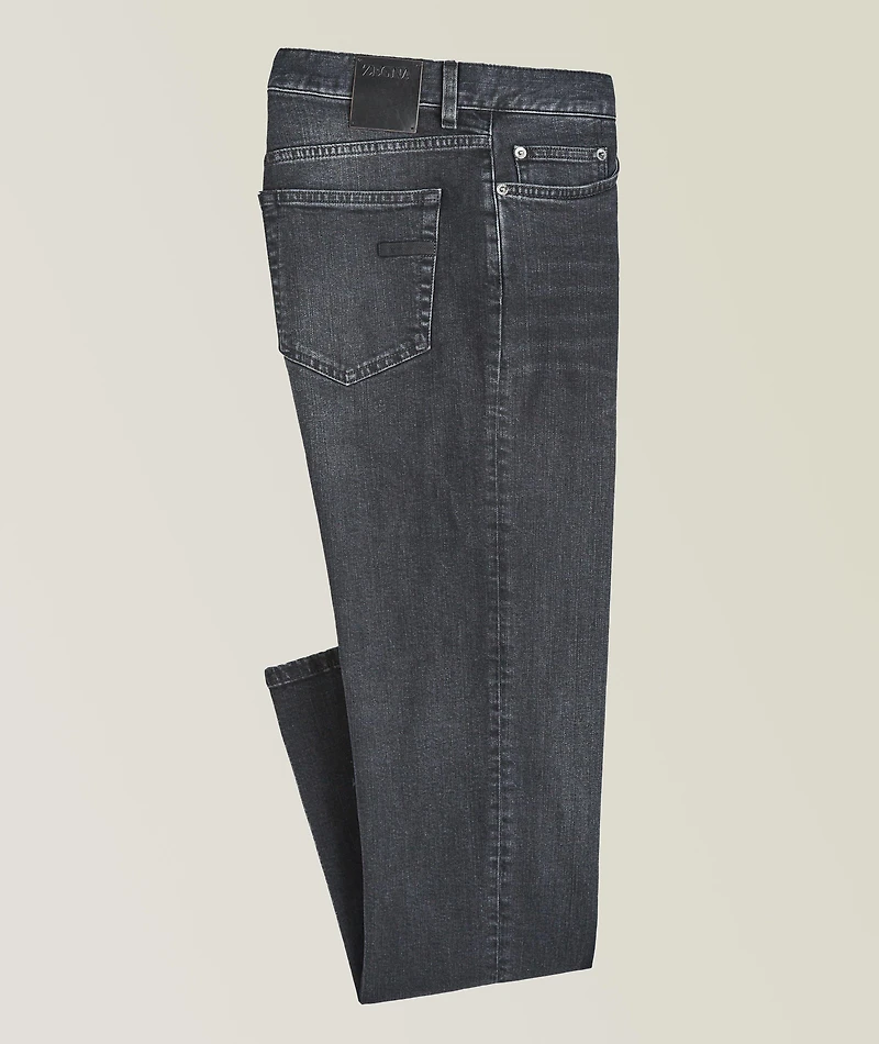 City Stretch-Cotton Five-Pocket Jeans