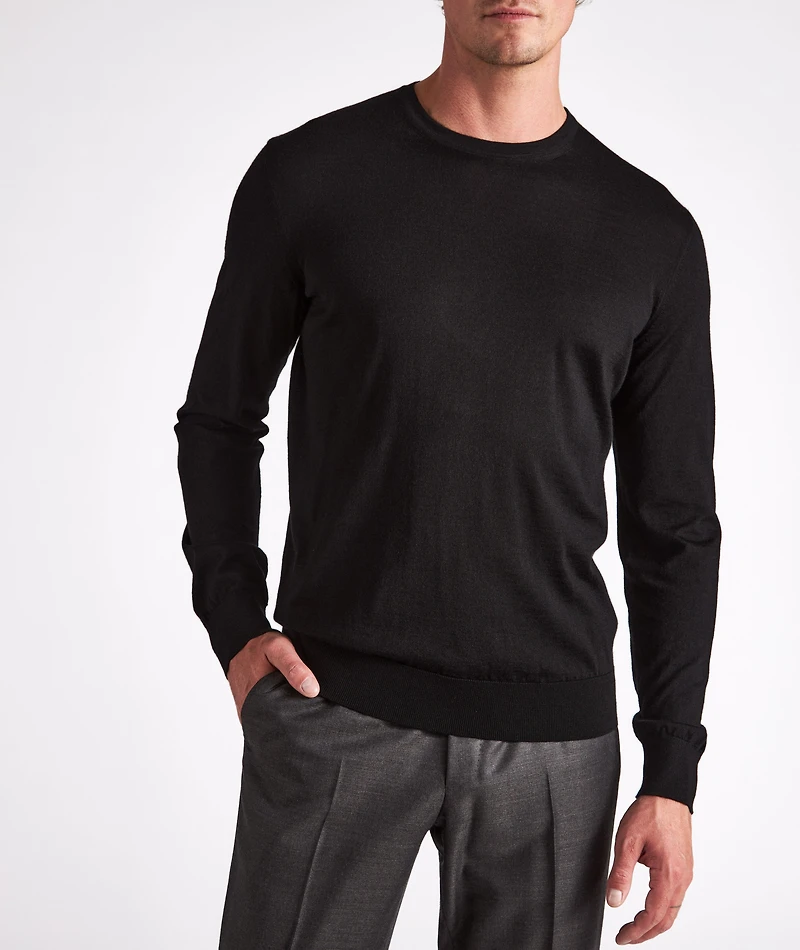 Cashseta Light Cashmere-Silk Sweater
