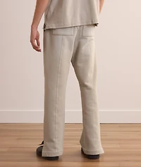 Stepped Hems Cotton Sweatpants