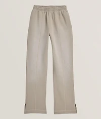 Stepped Hems Cotton Sweatpants