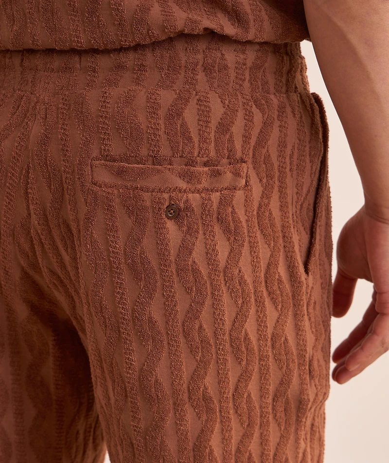 Augusto Terry Jacquard Shorts
