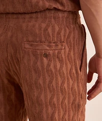 Augusto Terry Jacquard Shorts