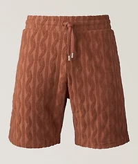 Augusto Terry Jacquard Shorts
