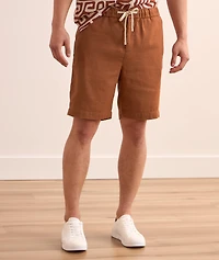 Felipe Twill Linen-Cotton Shorts