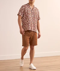 Felipe Twill Linen-Cotton Shorts