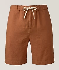 Felipe Twill Linen-Cotton Shorts