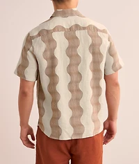 Castro Duo Cabana Stripe Linen Shirt