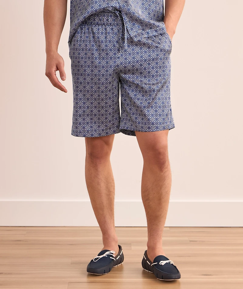 Palma Angra Trelica Printed Stretch-Silk Shorts