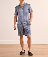 Palma Angra Trelica Printed Stretch-Silk Shorts