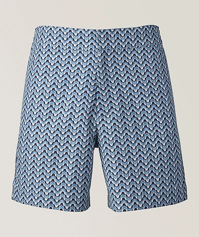 Porto Micro Deserto Print Swim Shorts