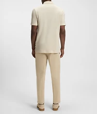 Lyocell-Cotton Piqué Polo