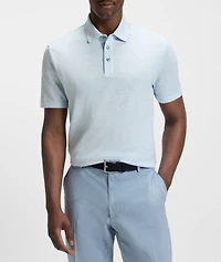 Linen-Cotton Polo