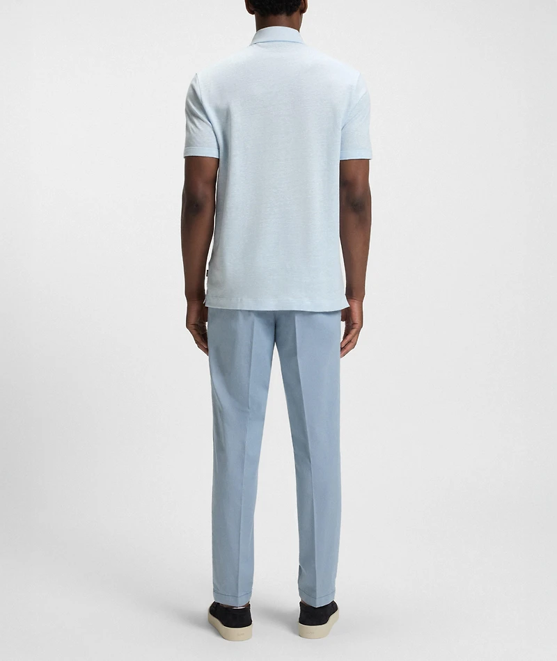 Linen-Cotton Polo
