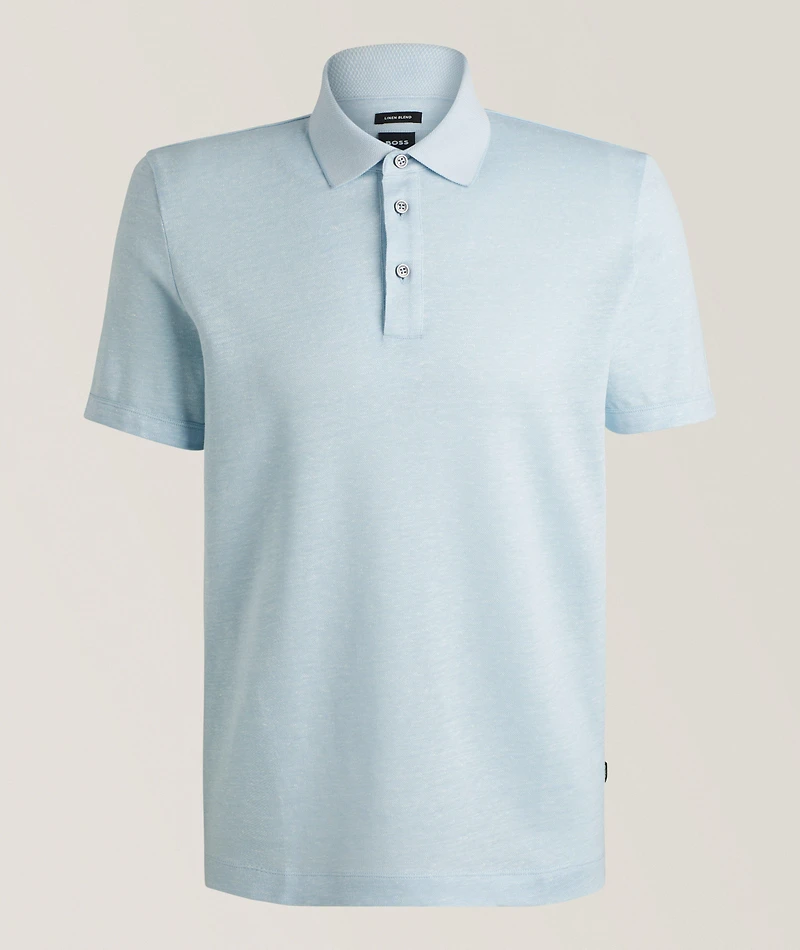 Linen-Cotton Polo