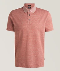 Cotton-Linen Knit Polo