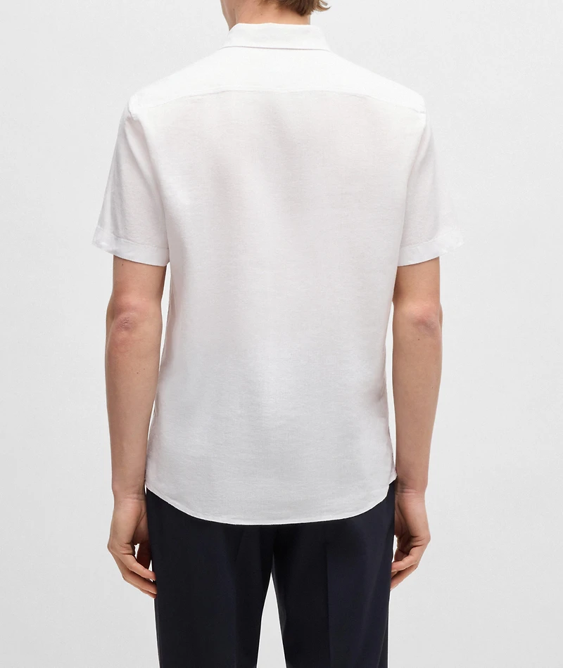 Stretch-Linen Shirt