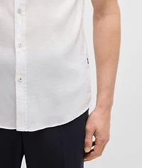 Stretch-Linen Shirt