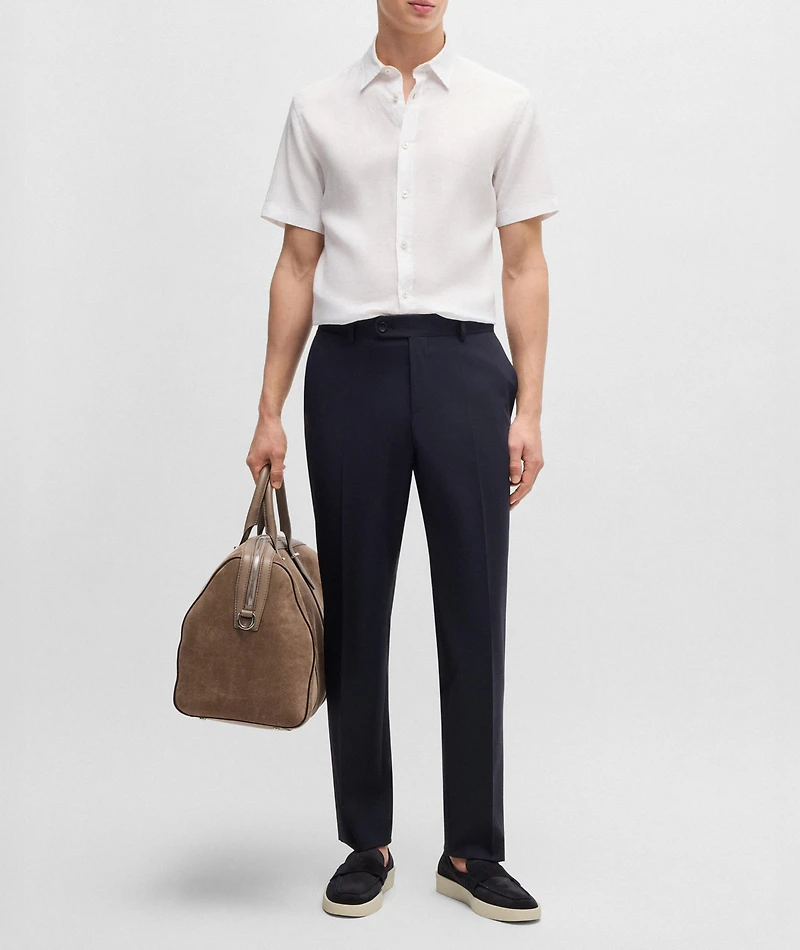 Stretch-Linen Shirt