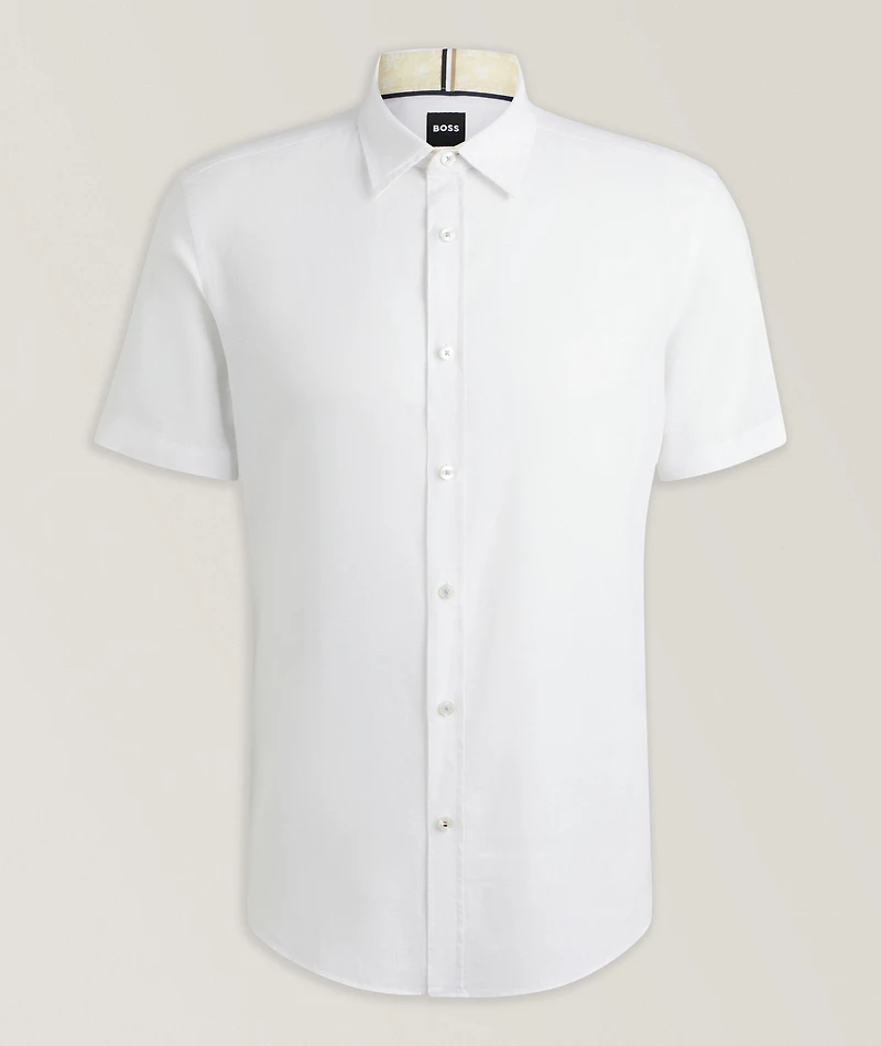 Stretch-Linen Shirt