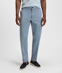 Tapered Stretch-Cotton Pants