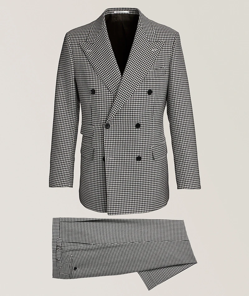70th Anniversary Houndstooth Double-Breasted Suit