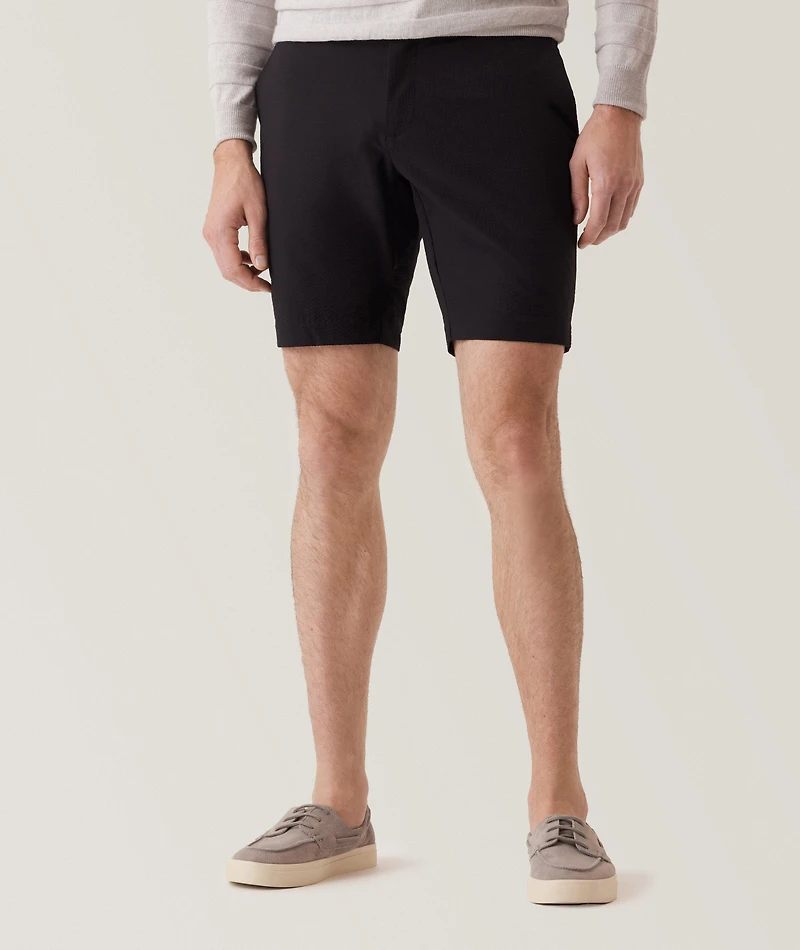 Oasis Satellite Seersucker Bermuda Shorts