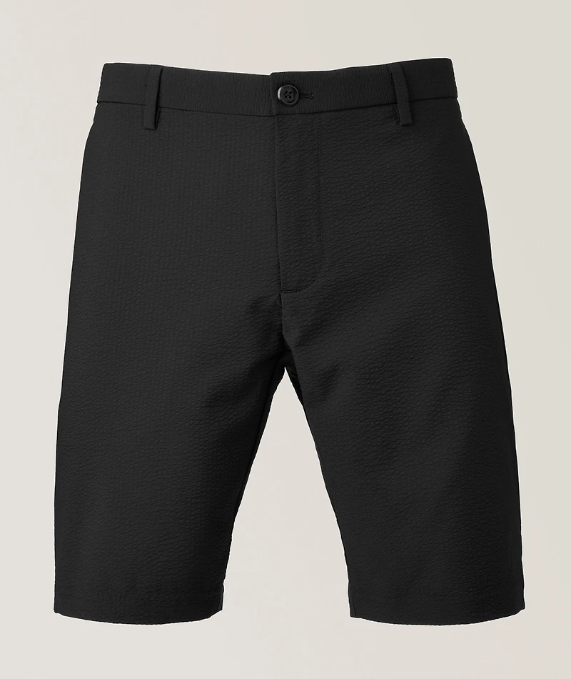 Oasis Satellite Seersucker Bermuda Shorts