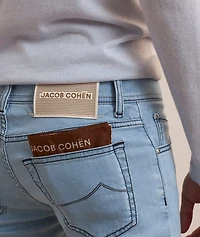 Nick Stripe Patch Slim-Fit Jeans