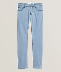 Nick Stripe Patch Slim-Fit Jeans