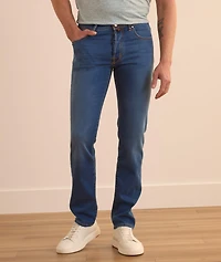 Bard Cutout Patch Slim-Fit Jeans
