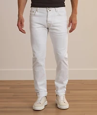 Bard Tile Patch Slim-Fit Jeans