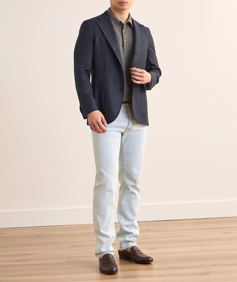 Bard Stretch-Cotton-Tencel Slim-Fit Jeans