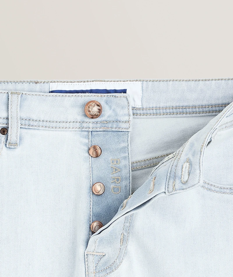 Bard Stretch-Cotton-Tencel Slim-Fit Jeans