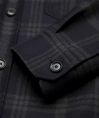 Vagabond Check Wool-Silk Overshirt