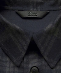 Vagabond Check Wool-Silk Overshirt