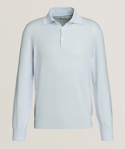 Cotton Polo Sweater