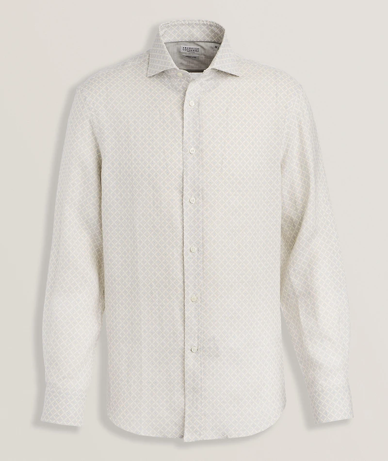 Easy-Fit Starburst Linen Shirt