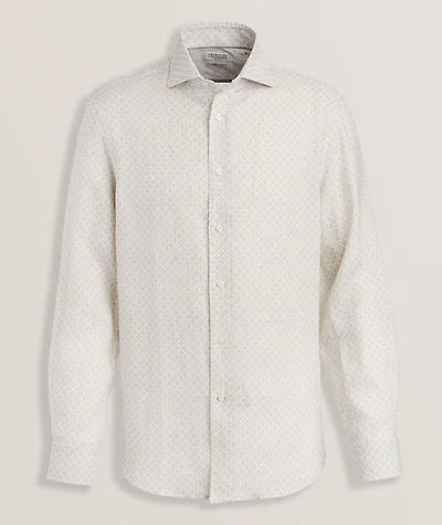 Easy-Fit Starburst Linen Shirt