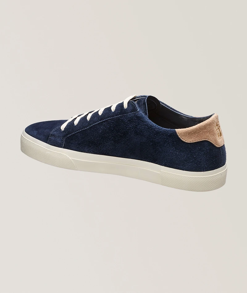Suede Back-Tab Sneakers
