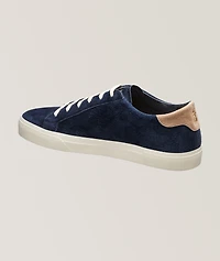 Suede Back-Tab Sneakers