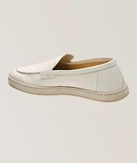 Leather & Suede Welt Penny Loafers