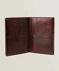 Slim Folding Leather Cardholder 
