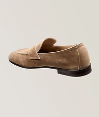Suede Penny Loafers